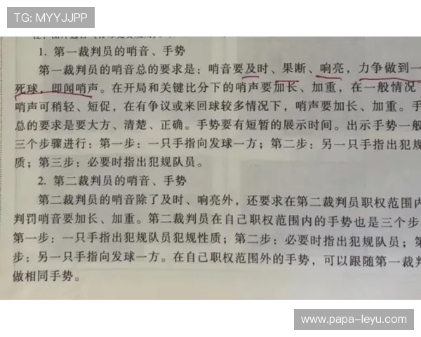 哨音规则精准解析：裁判何时吹哨不算犯规？